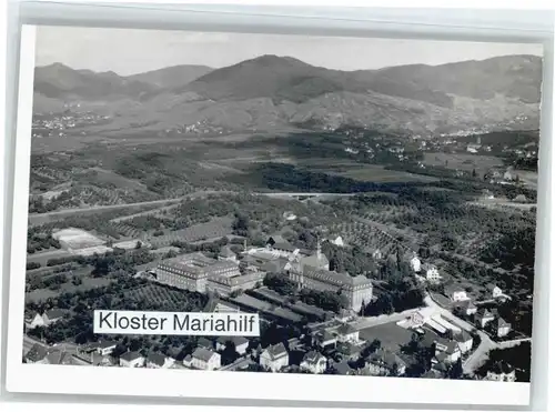 Buehl Baden Kloster Mariahilf Fliegeraufnahme *