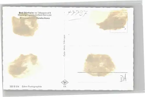 Bad Duerrheim Kursanatorium Karolushaus *