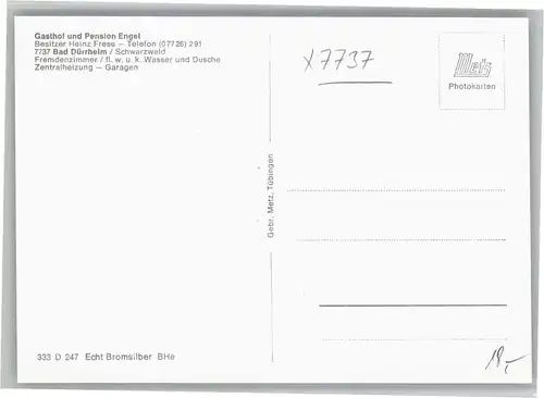 Bad Duerrheim Gasthof Engel *