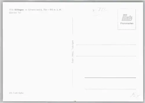 Villingen-Schwenningen Villingen Oberes Tor * / Villingen-Schwenningen /Schwarzwald-Baar-Kreis LKR