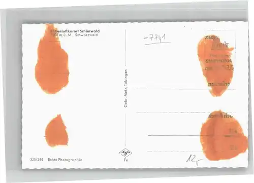 Schoenwald Schwarzwald  *