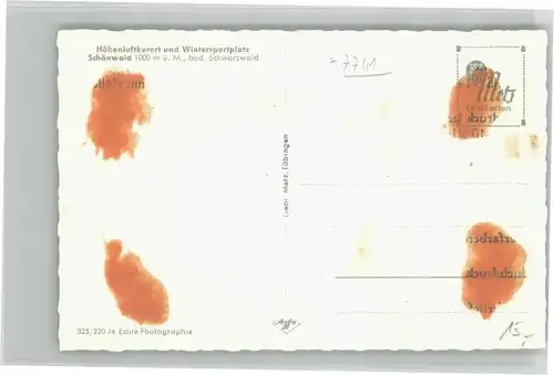 Schoenwald Schwarzwald  *