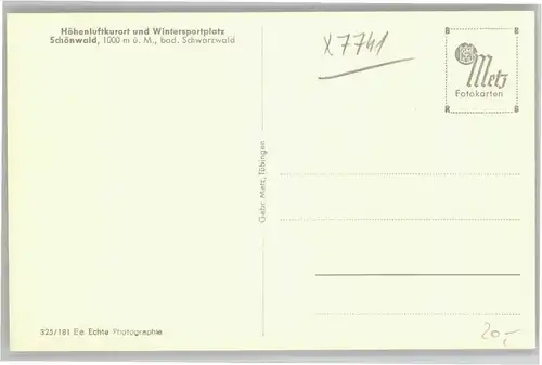 Schoenwald Schwarzwald  *