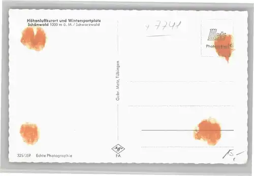 Schoenwald Schwarzwald  *