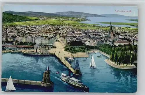 Konstanz Dampfer Hafen *