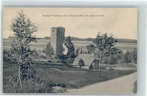 Koenigsfeld Schwarzwald Ruine Waldau *