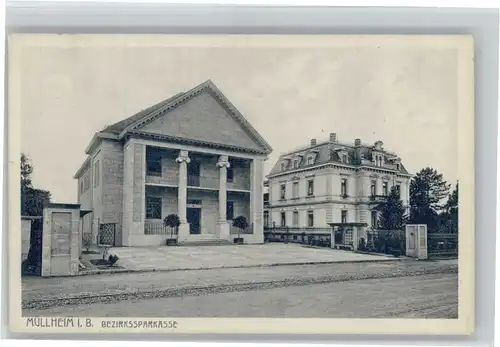 Muellheim Baden Muellheim Bezirkssparkasse * / Muellheim /Breisgau-Hochschwarzwald LKR