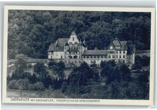 Badenweiler Oberweiler Friedrich Hilda Genesungsheim *