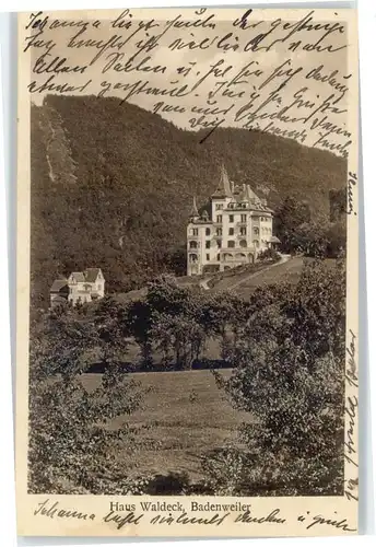 Badenweiler Haus Waldeck x