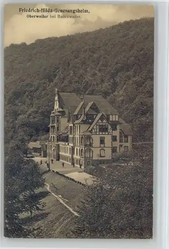 Badenweiler Oberweiler Friedrich Hilda Genesungsheim x