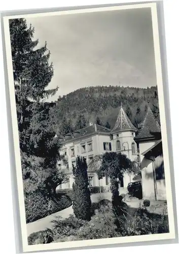 Badenweiler Sanatorium Schloss Hausbaden *