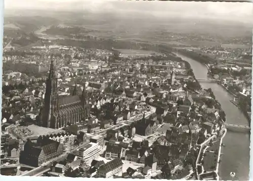 Ulm Donau Fliegeraufnahme *