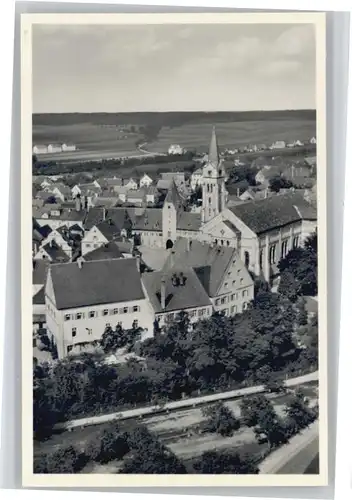 Weissenhorn Fliegeraufnahme Schloss Kirche *