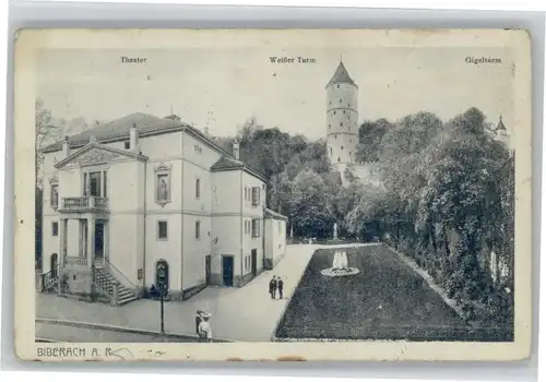 Biberach Riss Theater Weisser Turm Gigelturm *