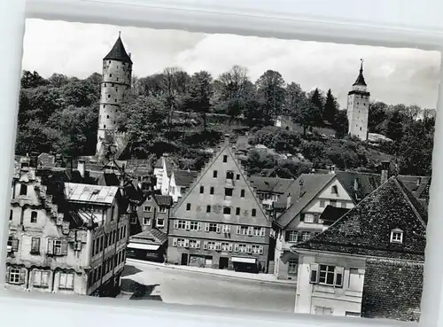 Biberach Riss Kapellenplatz Weisser Turm Gigelturm *