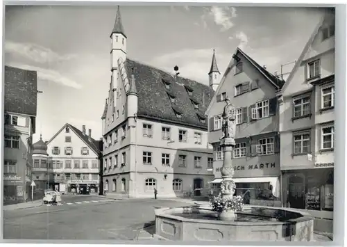 Biberach Riss Marktplatz Rathaus *