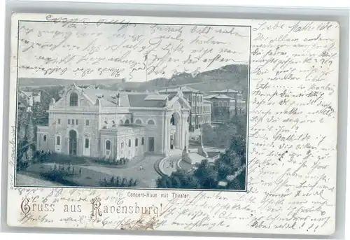 Ravensburg Wuerttemberg Ravensburg Konzerthaus x / Ravensburg /Ravensburg LKR