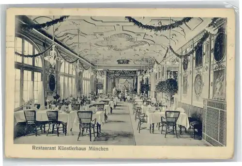 Muenchen Restaurant Kuenstlerhaus x