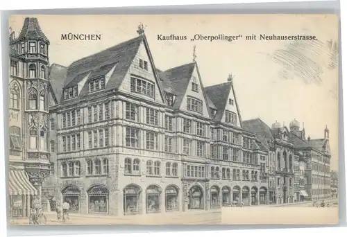 Muenchen Kaufhaus Oberpollinger Neuhauserstrasse *