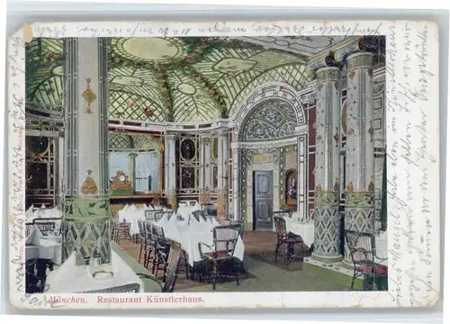 Muenchen Restaurant Kuenstlerhaus x