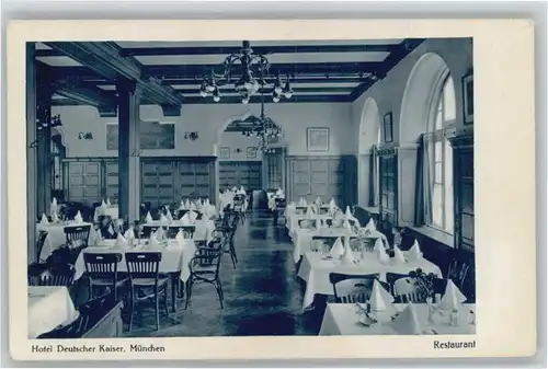 Muenchen Hotel Deutscher Kaiser x