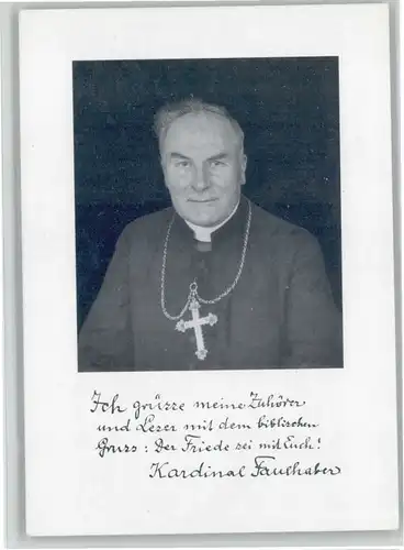 Muenchen Kardinal Fauhaber *
