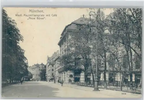 Muenchen Maximilianplatz Cafe Neue Boerse x