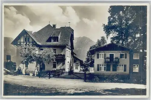 Garmisch-Partenkirchen [Stempelabschlag] Hotel Hoellentalklamm x