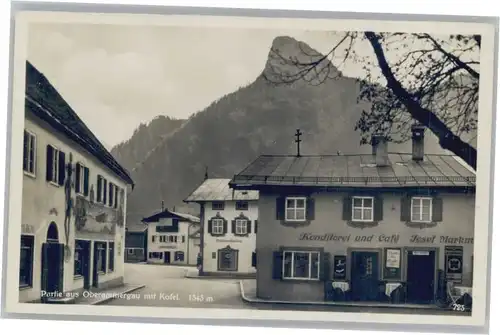 Oberammergau Kofel Konditorei Cafe Josef M. *
