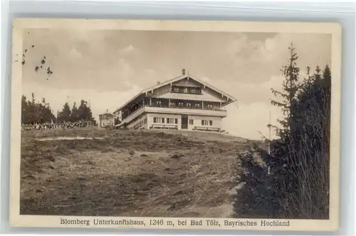 Bad Toelz Blomberg Unterkunftshaus x