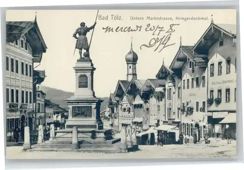 Bad Toelz Marktstrasse Kriegerdenkmal *