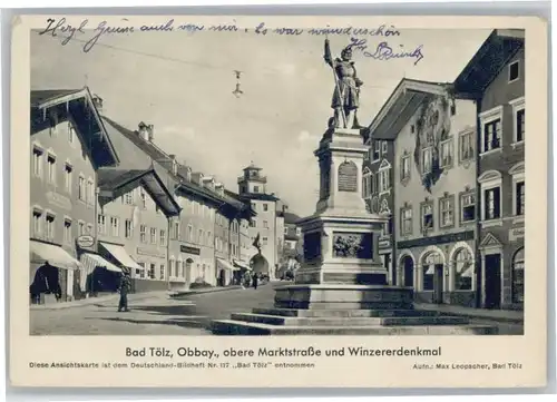 Bad Toelz Marktstrasse Winzererdenkmal x