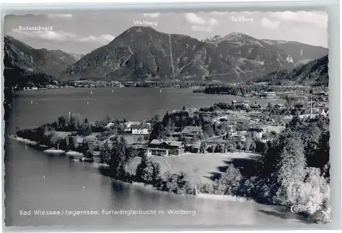 Bad Wiessee Fliegeraufnahme Furtwaenglerbucht Wallberg *