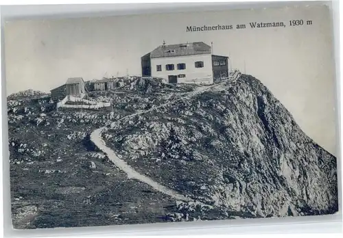 Berchtesgaden Muenchnerhaus Watzmann *