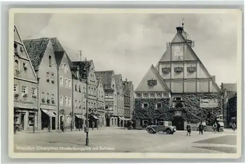 Weiden Oberpfalz Hindenburgplatz Rathaus x