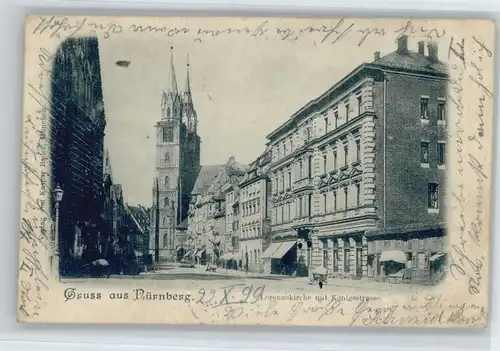 Nuernberg Lorenzokirche Koenigsstrasse x