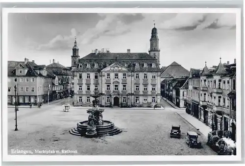 Erlangen Marktplatz Rathaus *