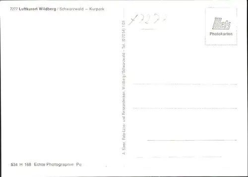 Wildberg Schwarzwald Wildberg Kurpark * / Wildberg /Calw LKR