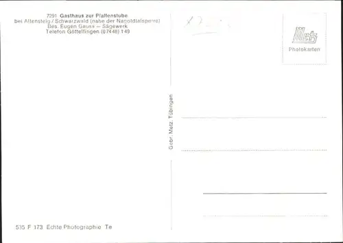 Altensteig Schwarzwald Altensteig Gasthaus zur Pfaffenstube * / Altensteig /Calw LKR