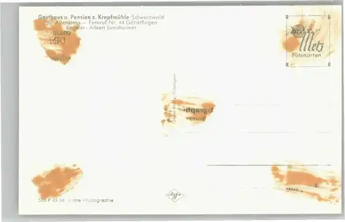 Altensteig Schwarzwald Altensteig Gasthaus Pension Kropfmuehle * / Altensteig /Calw LKR