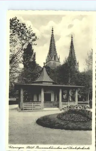 Goeppingen Brunnenhaus Oberhofenkirche *