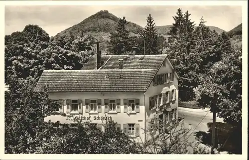 wu67688 Urach Bad Urach Pension Schoeneck * Kategorie.  Alte Ansichtskarten