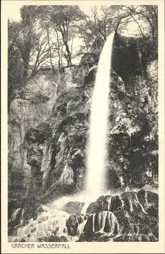 wu68849 Urach Bad Urach Wasserfall * Kategorie.  Alte Ansichtskarten