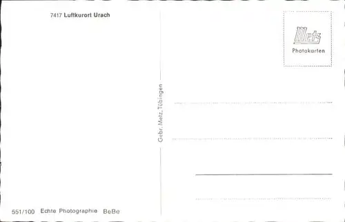 wu68854 Urach Bad Urach  * Kategorie.  Alte Ansichtskarten