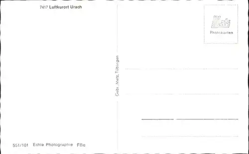 wu68855 Urach Bad Urach  * Kategorie.  Alte Ansichtskarten