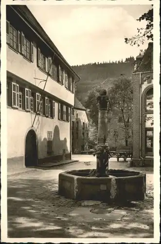 Alpirsbach Brunnen Burg *