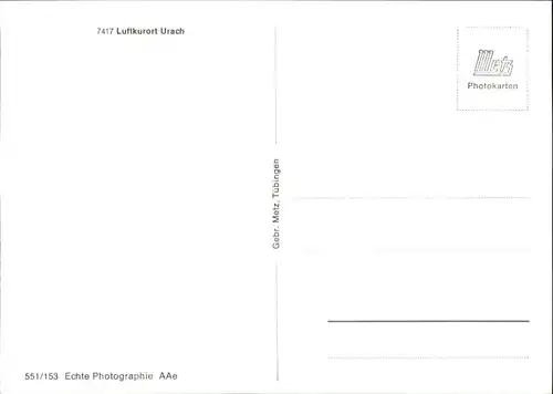 wu69280 Urach Bad Urach  * Kategorie.  Alte Ansichtskarten