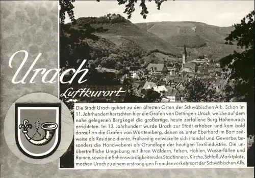 wu69284 Urach Bad Urach  * Kategorie.  Alte Ansichtskarten