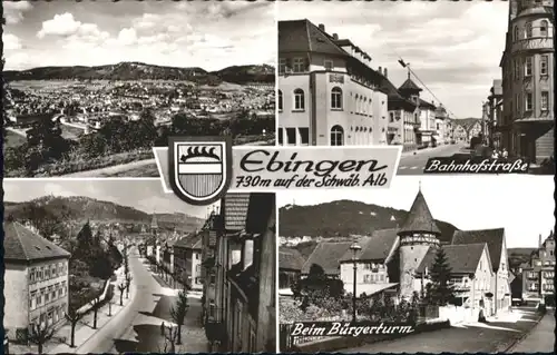 Ebingen Buergerturm Bahnhofstrasse *