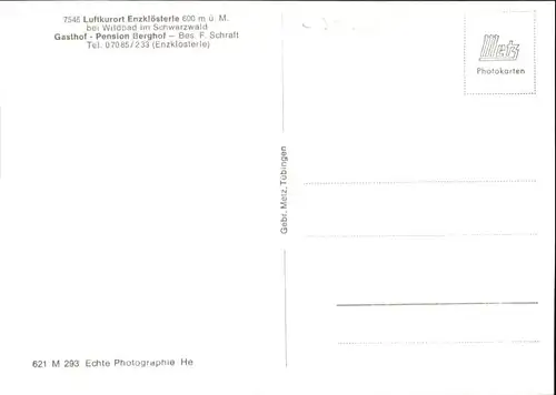 Enzkloesterle Gasthof Pension Berghof *